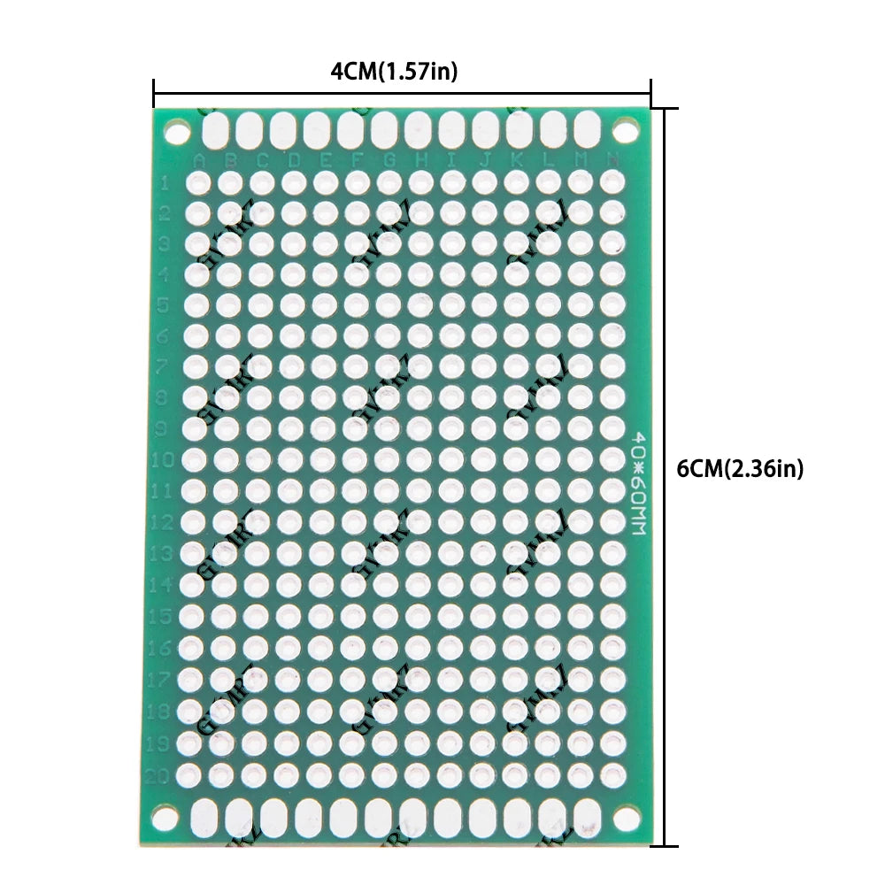 5x7cm/2x8cm/3x7cm/9x15cm/8x12cm Universal Through Hole Perfboard Double Sided PCB Prototype Board  Perfboard for DIY Electronics