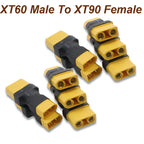 Dapter XT60 Male / Female To XT90 Male / Female Connector Conversion Adapter for Drone RC Lipo Battery Control Parts DIY Expand