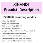 ISD1820 recording module voice module the voice board telediphone module board with Microphones + Loudspeaker