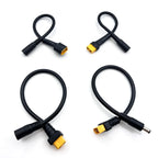 1pcs 10A Ultra-soft XT60 Plug Male Female Connector to  DC 5525/DC5521 Power Cable for Fly Multirotor Field Repairs Apply