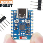 TENSTAR ROBOT ESP32-H2 SuperMini Development Board Bluetooth 5 Microcontroller Programming Learning Board Blue