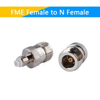 1-10PCS SMA To FME Male Female Straight Connector SMA TNC BNC UHF F FME Male Female To FME Male Female Coaxial RF Adapters Brass