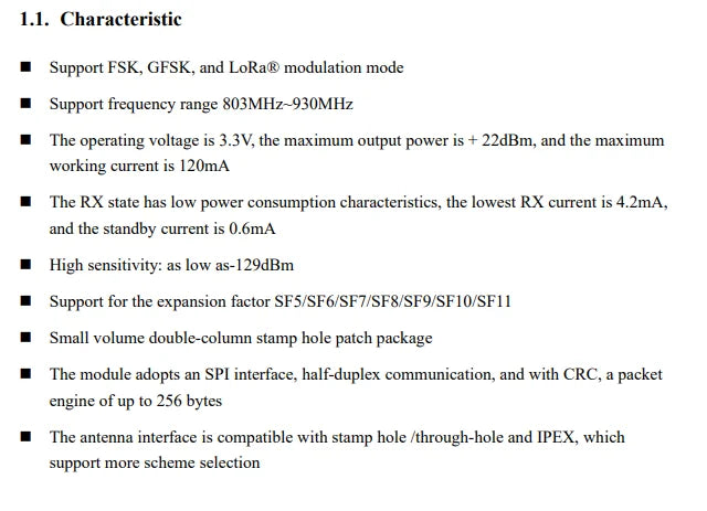 1-10Pcs Ra-01 Ra-02 Ra-01SC Ra-01SH Ra-01S Ra-01H Ra-01SCH-P Lora Spread Spectrum Wireless RF Transmit Module 433MHz 868Mhz UART
