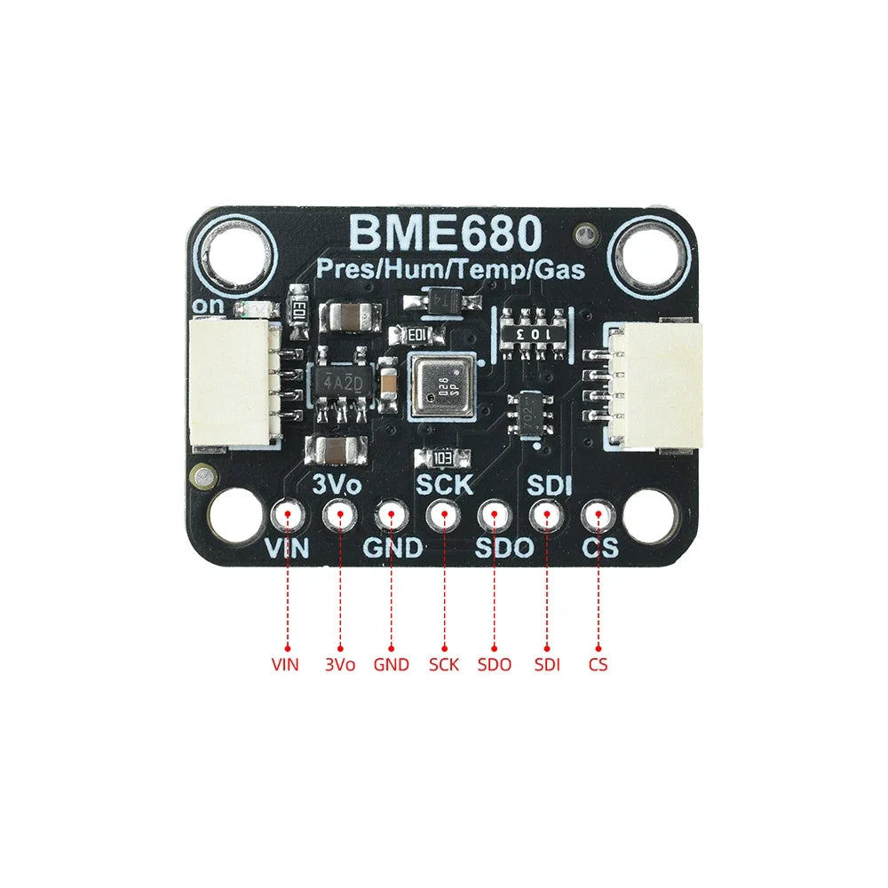 BME680 BME688 AI Air Quality Sensor Module with Temperature Humidity Pressure Detection Qwiic I2C Interface for IoT Smart Home