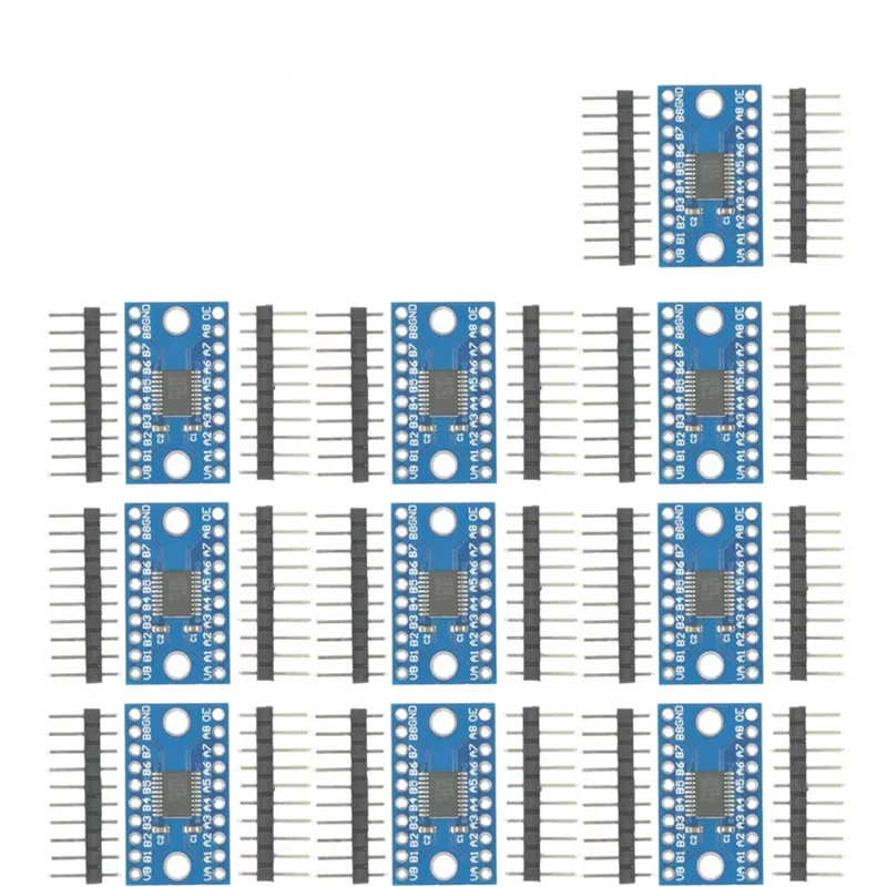 1-10PCS TXS0108E Logic Level Shifter Bi-Directional Module 3.3V 5V 8 Channel Voltage Level Translation Module for Raspberry Pi
