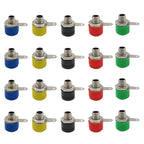20Pcs 4mm Banana Socket Jack Female Connector Binding Post Speaker Panel Terminals Banana Plug Adapter 5 Colors