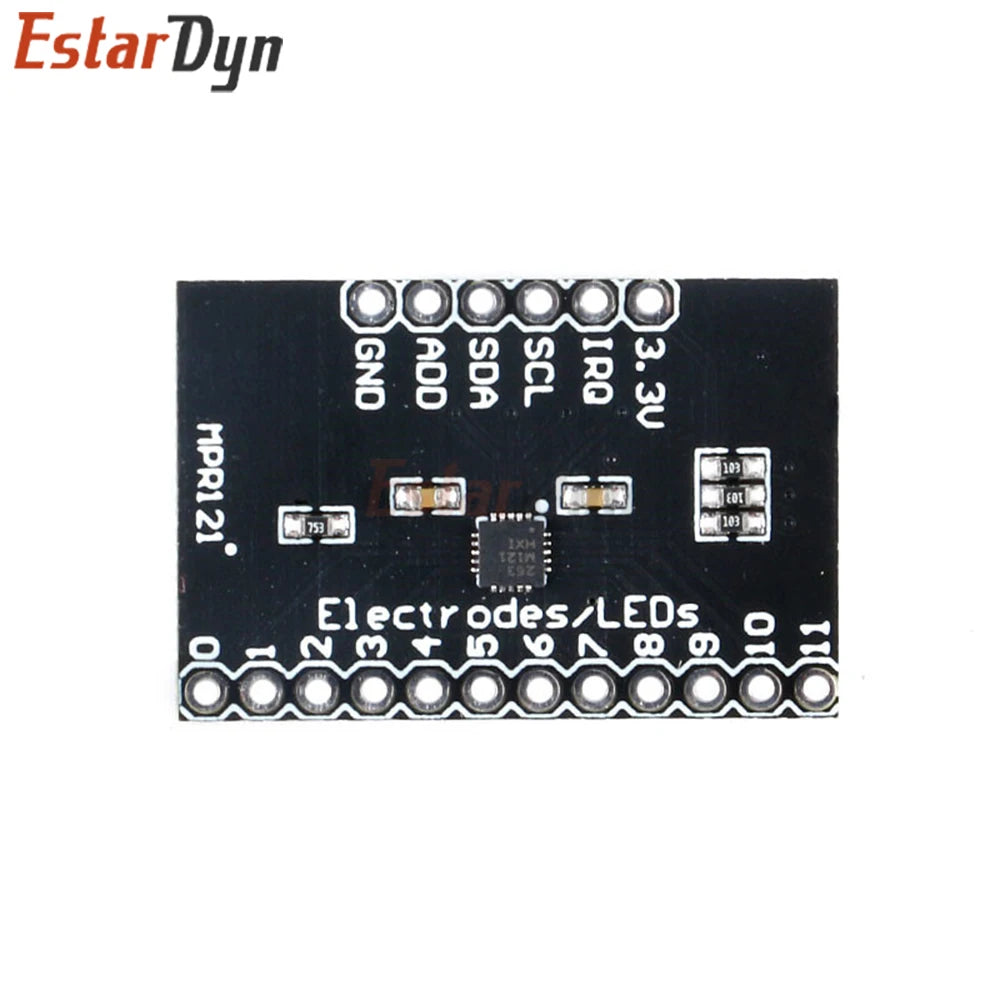 MPR121 Capacitive Touch Sensor Module 12 Key I2C Interface for Raspberry Pi ESP32 DIY Keyboard Control Panel