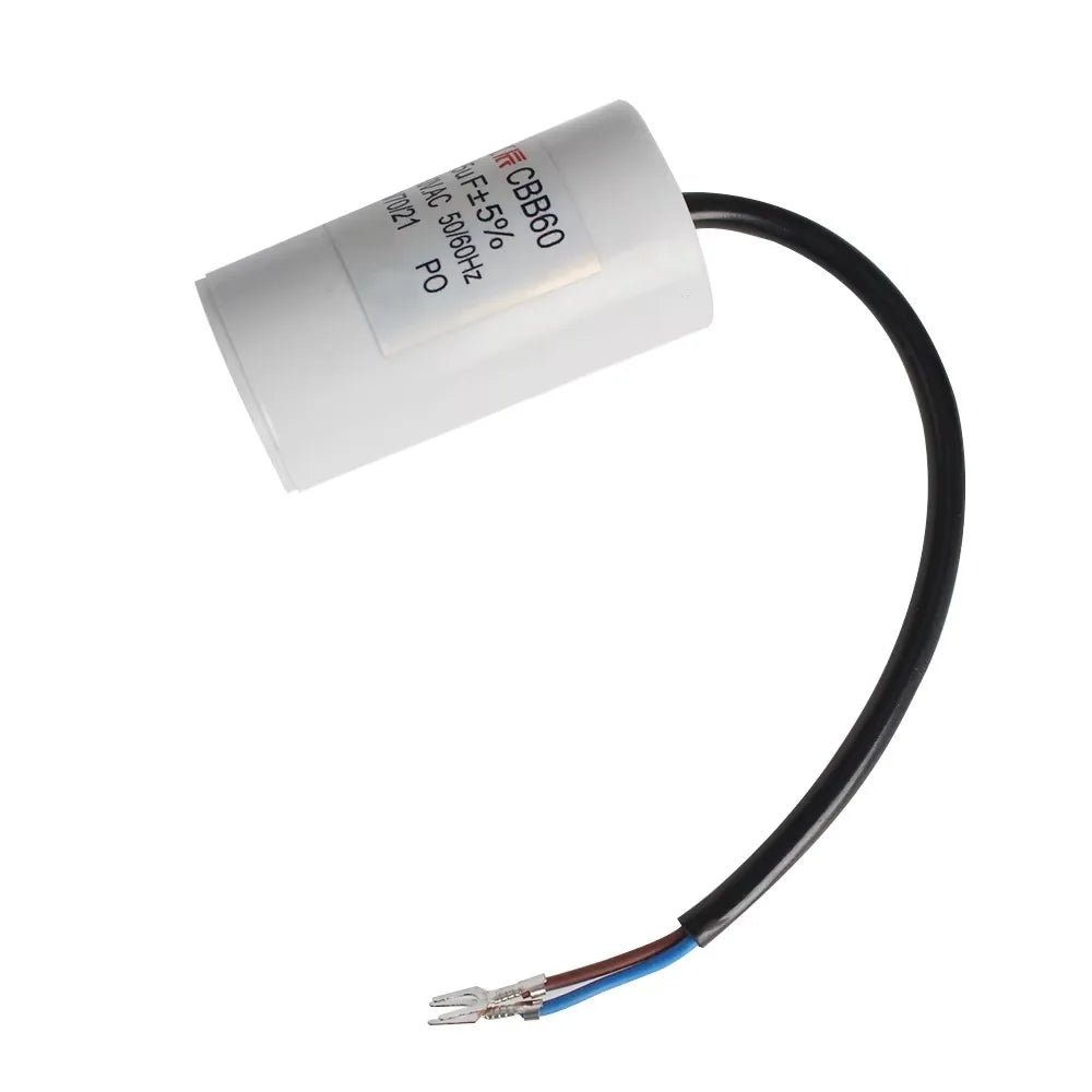 Motor Run Capacitors CBB60 450V AC Starting Capacitor 5% 3/4/5/6/8/10/12/14/15/16/18/20/25/30/40/45/50/60UF for Washing Machine