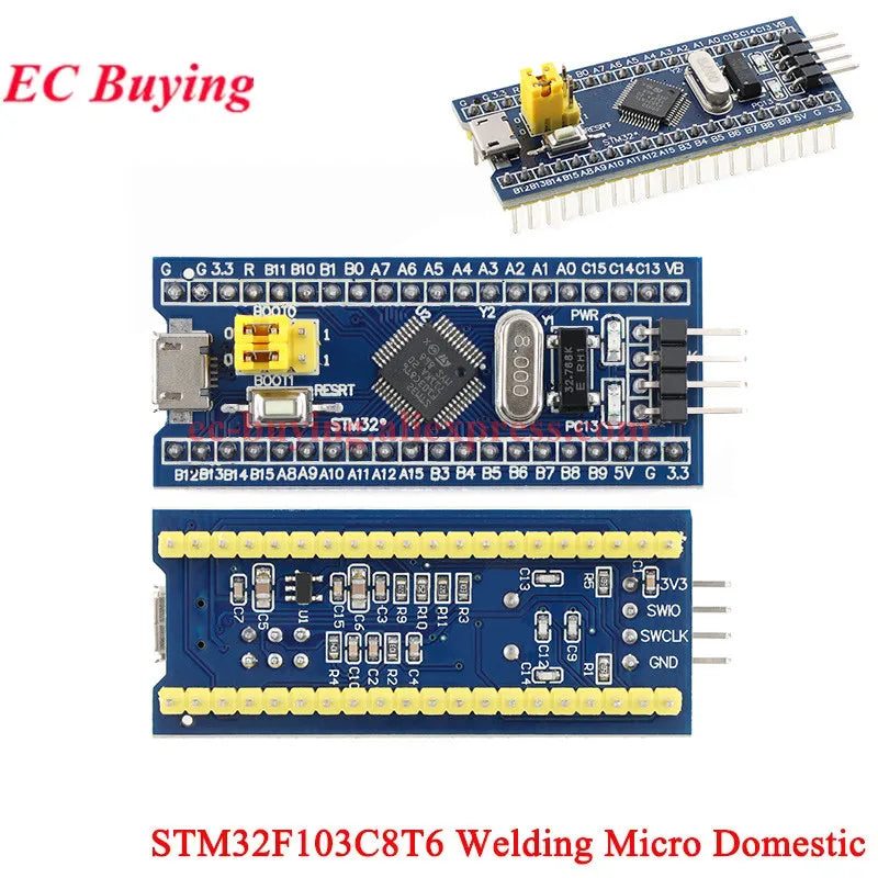 1-2Pcs STM32F103C6T6 STM32F103C8T6 CH32F103C8T6 APM32F103C8T6 CH32 ARM STM32 Minimum System Development Board Module For Arduino