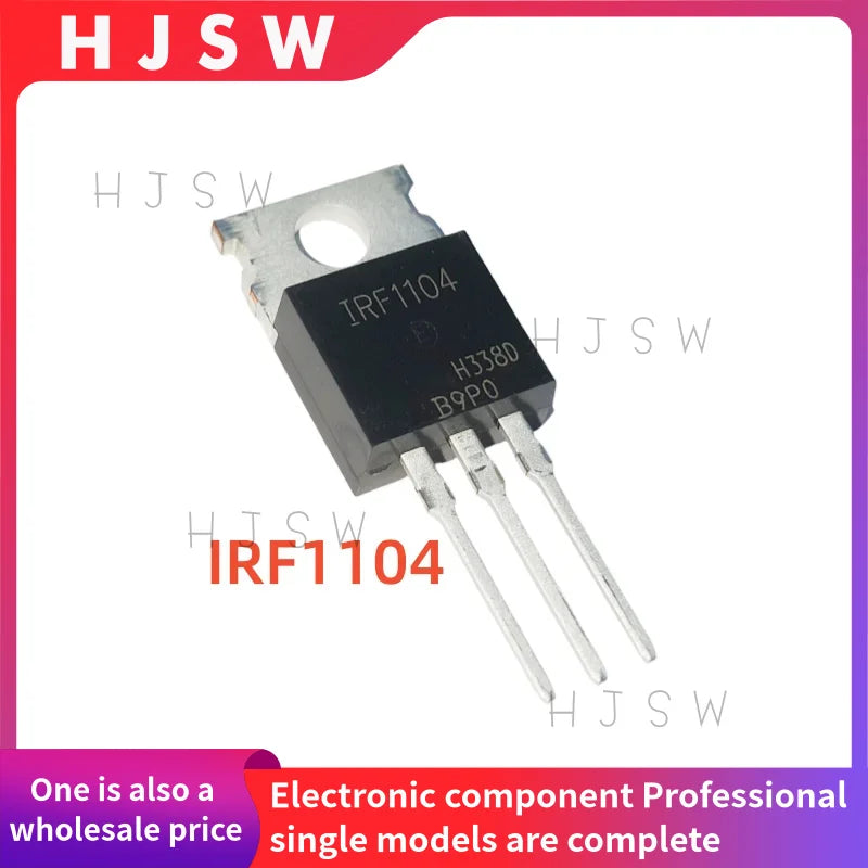 10PCS IRF1104 1104 IRF2204 2204 IRF1503 1503 IRF1607 1607 IRF744N 744N TO-220 MOSFET FET Diode Triode Integrated IC electronics