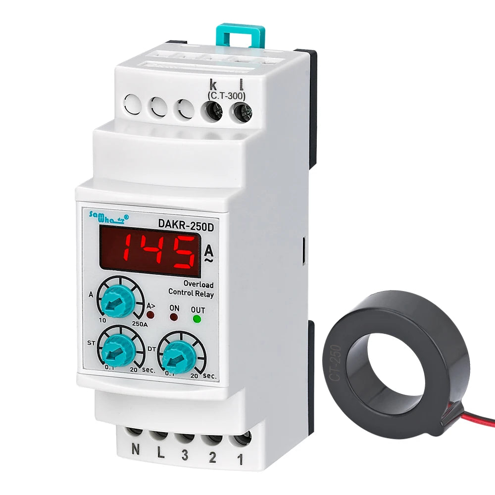 Samwha-Dsp DAKR-XXD Digital Single Phase Auto Reset Overload Relay