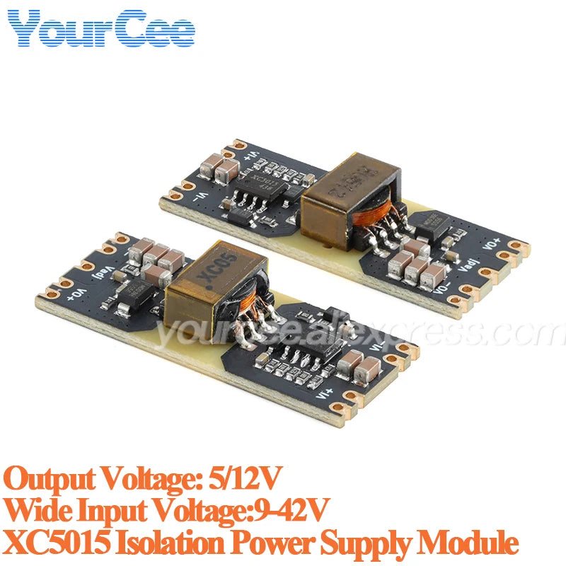 10pcs/1pc XC5015 JW3510 XC7010 Isolated Power Supply Module DC-DC Wide Voltage 9-42V to 5V 12V ±5V ±12V Output Reserved LDO