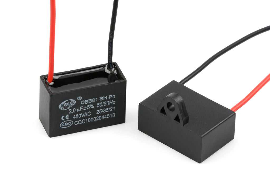 CBB61 Motor Start Capacitor 450V AC Fan Condenser1/1.2/1.5/1.8/2/2.5/3/4/5/6/8/10UF