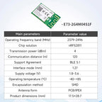 EBYTE E73-2G4M04S1A/B/D Series BLE Wireless Module Micro-size Long Range Low Power Consumption Dual Antenna PCB