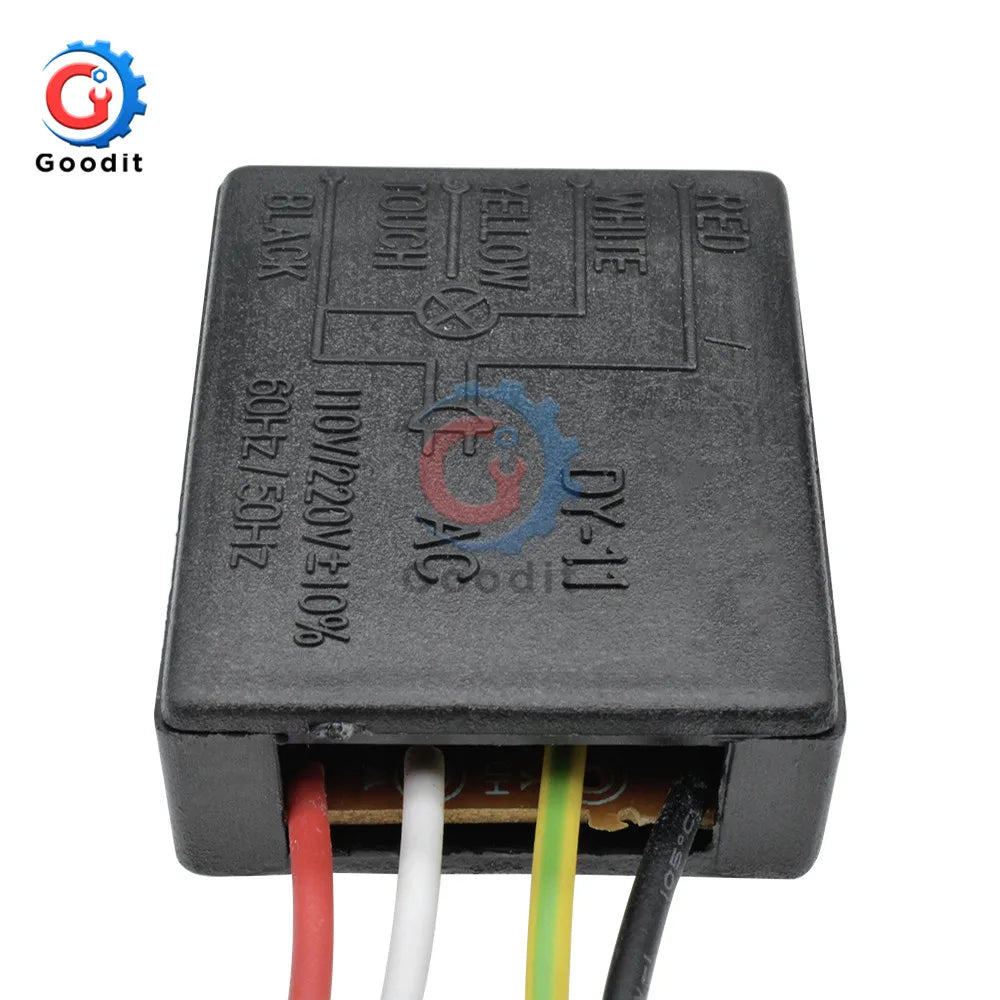 AC220V 1A Electrical Equipment Table light Parts On/off 1/4 Way Touch Control Sensor Desk light Parts Touch for Bulb Lamp Switch