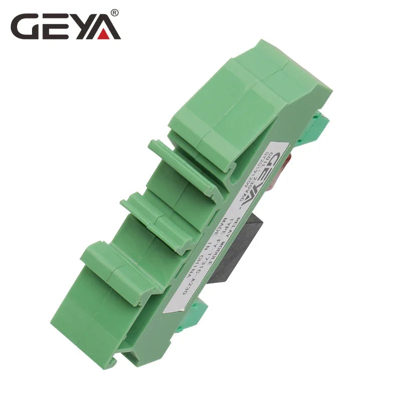 GEYA Din Rail Mounted 1 Channel Relay Module DC 5V 24V 12V 48V 110VAC 230VAC GSM Relay Control Timer Module