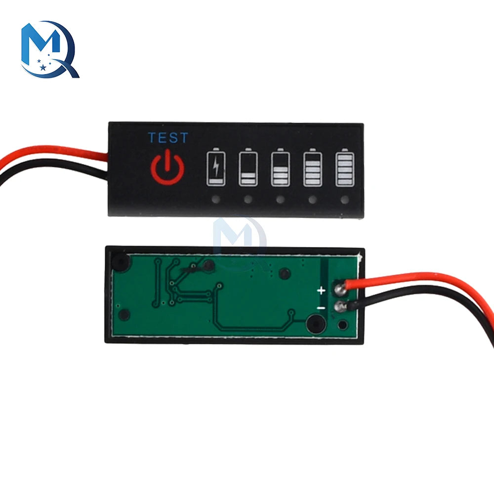 3-14S 1-7S 2-8S LED Battery Voltage Level Indicator Charge Acid/Lithium Universal 18650 Battery Charge Indicator Board DC 7-55V