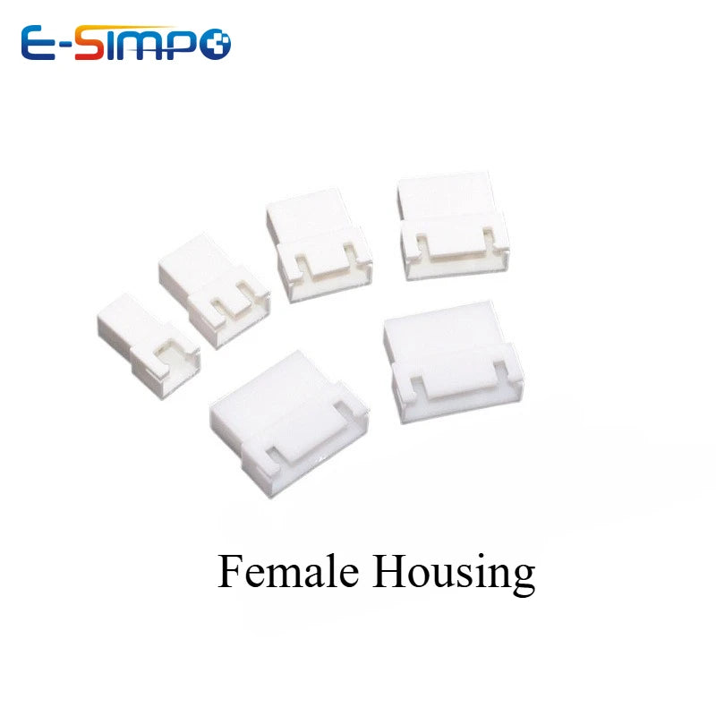 10set  Xh2.54mm 2/3/4/5/6/7/8pin Terminal +male Housing+female Housing Plastic Shell Comnector Kit