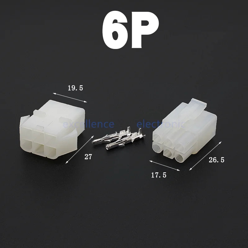 2/5 Sets Large Tamiya Connector Kit (6.2mm Pitch), 1-9 Pin Male Female RC Battery Plug for Drone & Car