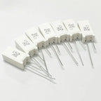 5PCS Vertical cement resistance SQM 5W 0.05 ~ 100K ohm 5% 0.1R 0.15R 0.22R 0.25R 0.39R 0.47R 1R 10RJ 100R 150R Ceramic resistor