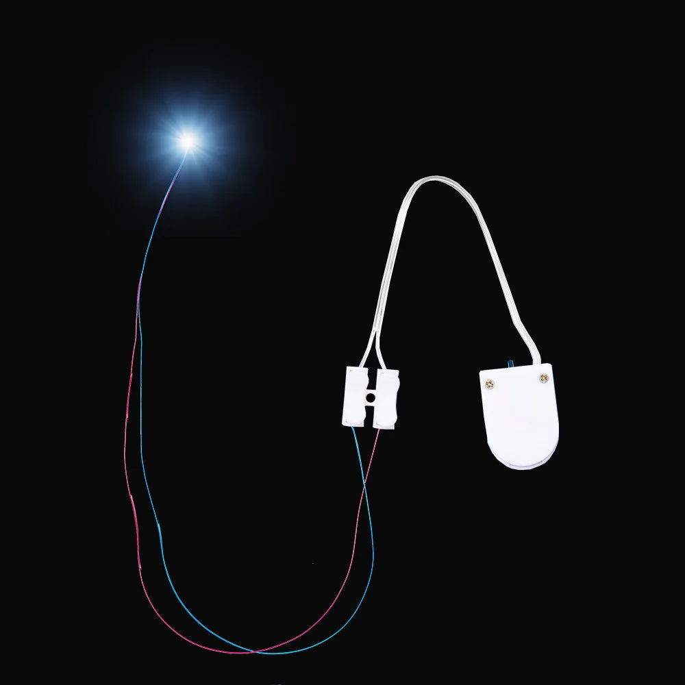 20Pcs SMD Lamp Wired Led 0402 0603 Pre-Soldered Micro Litz Leads Wires 30CM 3V For Model Railway Landscape Scene Lighting Kit
