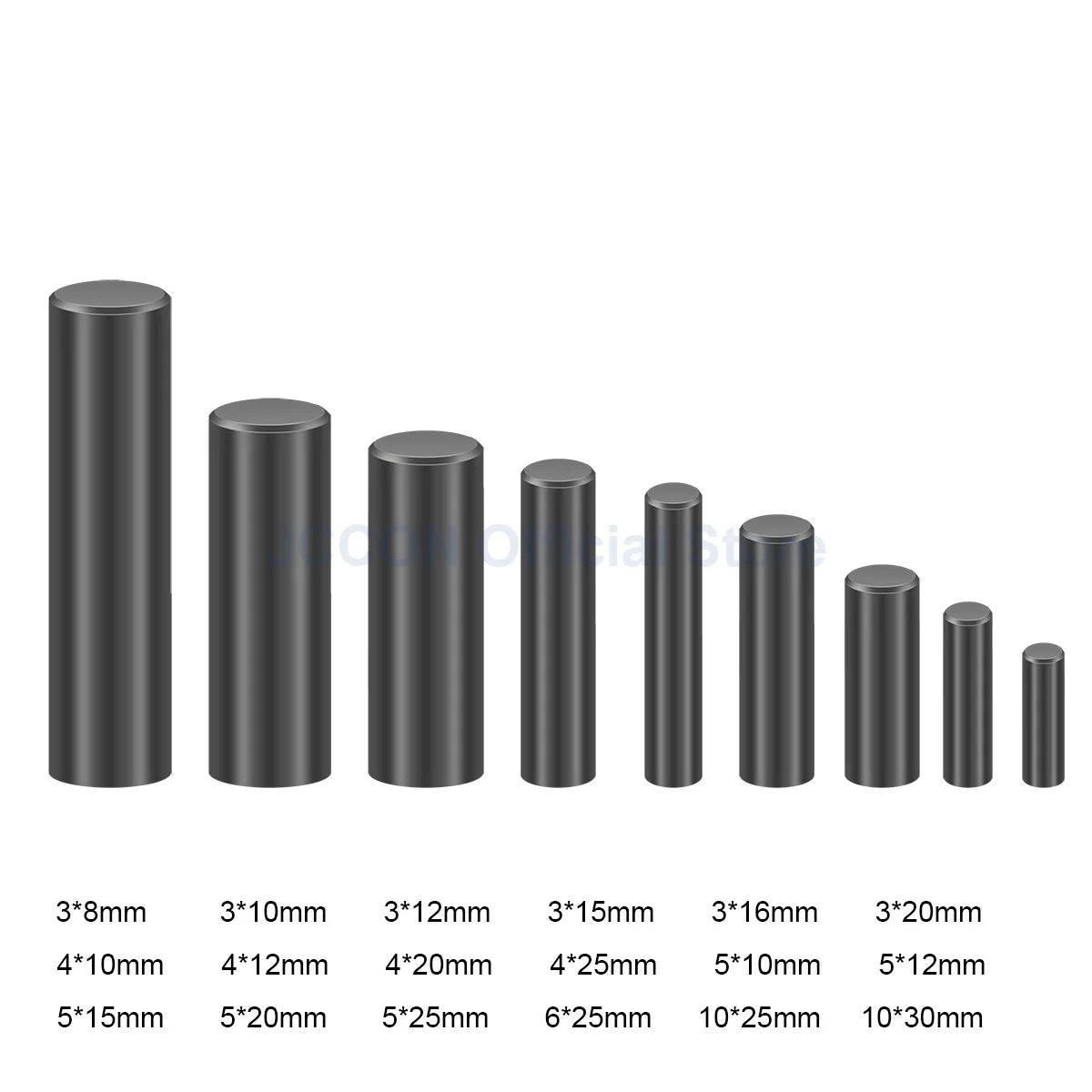 10Pcs Ferrite Bead Core Inductor ROD High Frequency Anti-Interference SMPS RF Ferrite Inductance 3x8 4x15 5x20 6x25 10x25 10x30