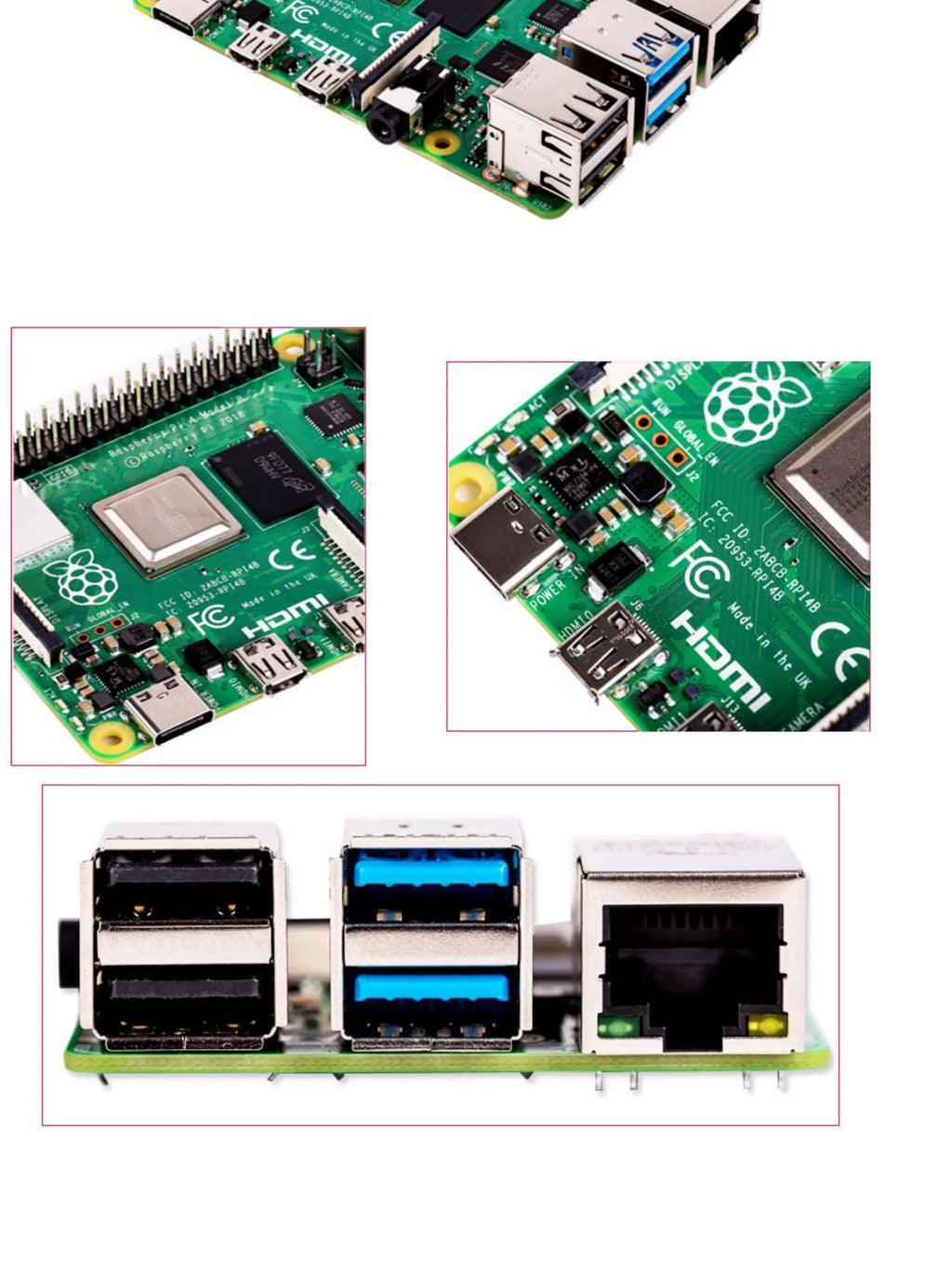 Raspberry Pi 4 Model B 8GB Development Board Linux Kit 2GB 4GB