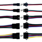 2Pin 3Pin 4Pin 5Pin 6Pin JST Led Connector Wire Cable Male/Female For WS2812B WS2811 WS2815 Led Strip Light 10Pair-100Pair