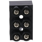 Terminal Block 500V 60A Dual Row 3 Positions Screw Electric Barrier Strip