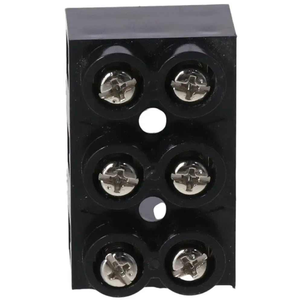 Terminal Block 500V 60A Dual Row 3 Positions Screw Electric Barrier Strip