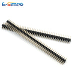 30pcs 2.54mm 2x40P Double Dual Row PCB Straight Rohs Gold L8.5-11-13-15-17-19-21-23-30-40mm Long Short Male Pin Header Connector