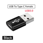 1/2PC Type C To USB 3.0 OTG Adapter USB C Male To USB Female Converter For Laptop Macbook Samsung Xiaomi USB C OTG Connector