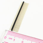 10pcs 1.27mm Long Pin L11/12/14mm 1x40p 1x50p 2x50p 0.05" Straight Single/ Dual Row Gold PCB Male Pin Header Strip Jumper