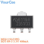 50pcs/10pcs ME6118A33B3G ME6118A50B3G SOT-223 6118A SOT223 3.3V 5V 1A LDO Regulator IC Chip ME6118A33PG ME6118A50PG ME6118A33M3G
