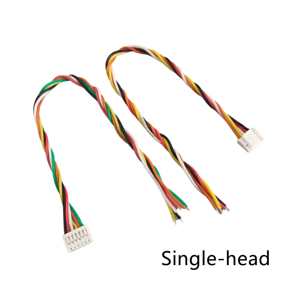 5pcs GH1.25 2P/3P/4P/5P-10 Pin JST GH 1.25 Single Double Head Connector with 150mm Soft Silicone Cables for Pixhawk Pixhack GPS