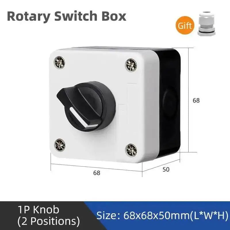 Push Button Box Switch Arrow Symbol Indicating Start Stop Recovery Reset Waterproof Emergency Stop Industrial Handheld Control