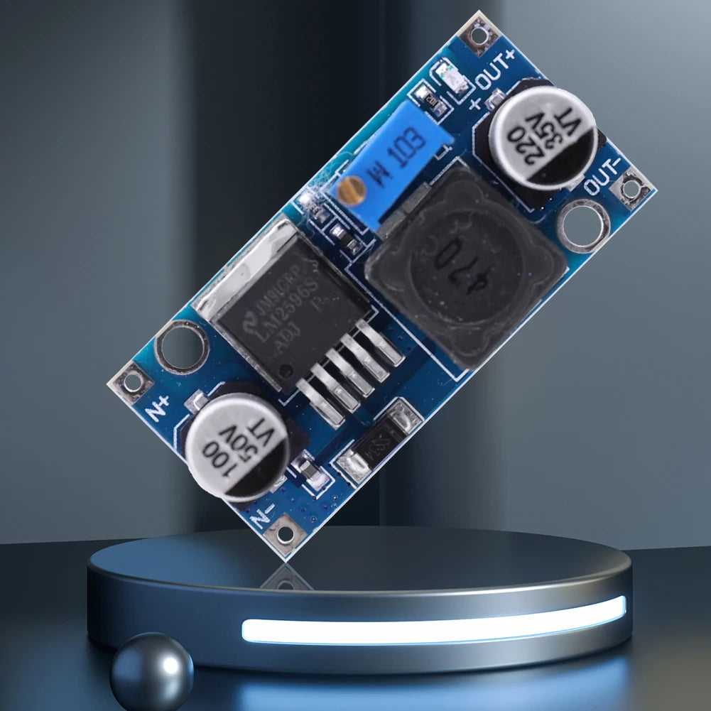 100-1pcs LM2596S DC-DC Step-Down Power Supply Module 3A Adjustable Step-Down Module LM2596 Voltage Regulator 3.2V-46V