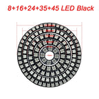 WS2812B Addressable LED Pixel Ring 8 to 241Leds WS2812 5050 RGB LED Diode Ring Color IC Built-in LED