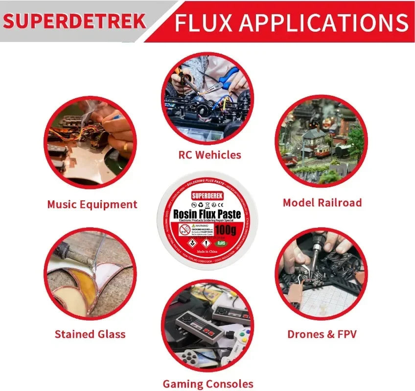 Soldering Flux Lead-Free Solder Paste Flux Tin Solder Paste Welding Flux for Phone Board Repair Electric Soldering Repair