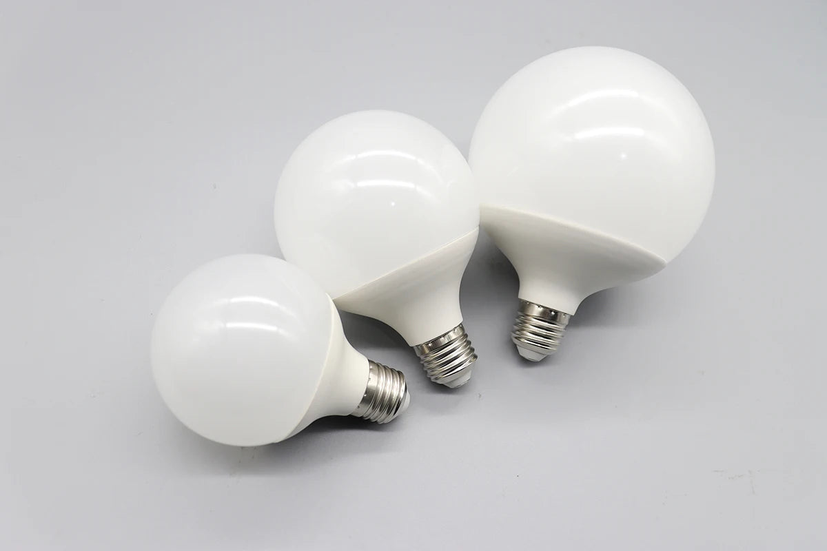 1-5 Pack G80 G95 G125 Globe LED Light Bulbs 10W 12W 18W 40 Watt Equivalent LED Edison Bulbs, Warm White 3000K E27 Base, Milky