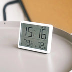 Multifunction Thermometer Hygrometer Automatic Electronic Temperature Humidity Magnetic Attraction Wall Monitor Clocks