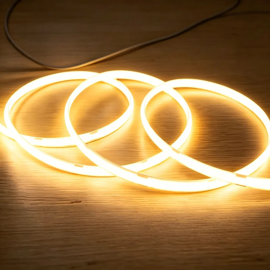 1-5M 5V USB LED Cabinet Light 320LEDs/M LED COB Strip Light Touch Sensor Dimmable Flexible Tape for DIY Backlight Decor Lighting