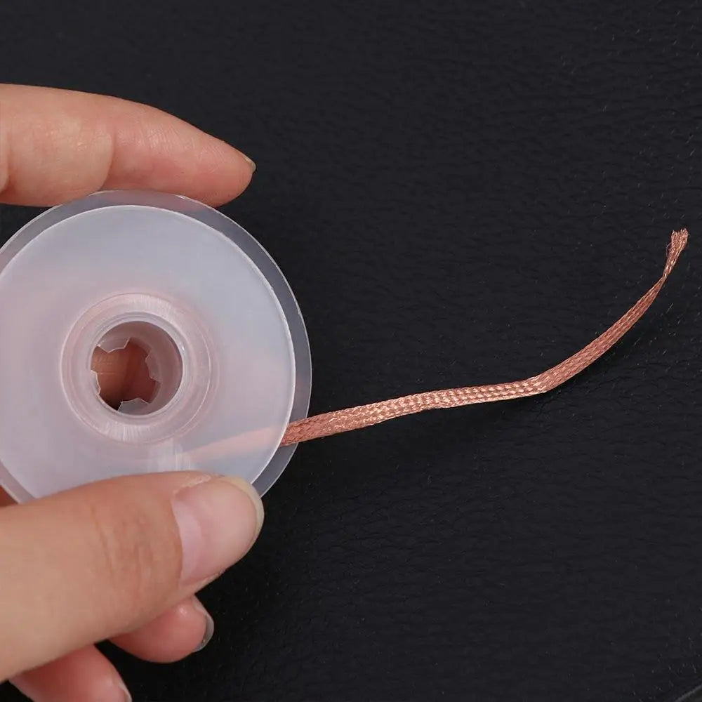 No Cleaning Wick Wire Desoldering Braid Welding Cable Lead Cord Tin Strip 0.8mm-4.0mm Tin Sucker Solder Remover Flux Repair Tool