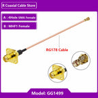 1PC UFL u.FL MHF Female to SMA Female Waterproof RF Coaxial Pigtail Adapter WIFI Antenna Extension Cable RG178