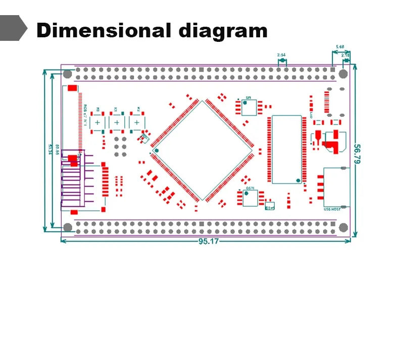 STM32F429 STM32F429BIT6 Core Board Minimum System Board GUI Development Board Microcontroller STM32