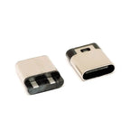 1-10Pcs Type C 2 Pin Waterproof Female USB C Socket Port With Screw Hole Fast Charge Charging Interface USB Connector With Cable