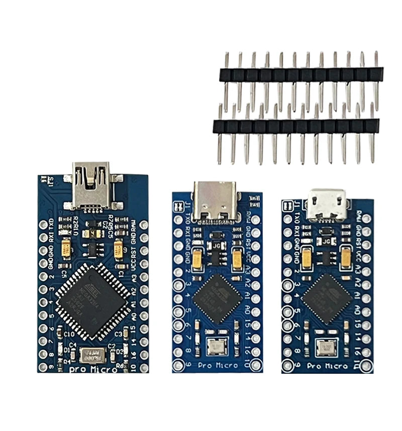 XZG Pro Micro ATmega32U4 5V 16MHz Replace ATmega328 For Arduino Pro Mini With 2 Row Pin Header For Leonardo Mini Usb Interface