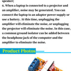 XH-M372 Stereo /Audio Isolator Vehicle Common Ground Suppression Interference Noise Isolation Module Transformer Coupler