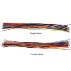 100pcs JST SH1.0 Terminal Electronic Wire 1.0mm Crimping Terminal Cable Without Shell 28AWG Single Double Head 100/200/300/400mm