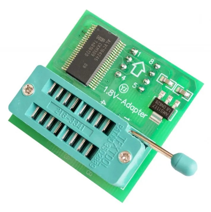 1.8V adapter for Iphone or motherboard 1.8V SPI Flash SOP8 DIP8 W25 MX25 use on programmers TL866CS TL866A EZP2010 EZP2013 CH341